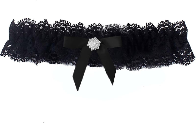 Ealafee Blue Garters for Bride Wedding Garter Set for Bride Bridal Garter Leg Thigh Blue - Image 1